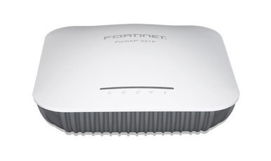 Fortinet Indoor Wireless AP - Tri radio (Wi-Fi-6E IEEE 802.11ax Tri-band 2.4/5/6GHz and dual 5G operation 4+4+4 4 streams 3 radios), internal antennas, 2x 5G Base-T RJ45, BT/BLE, 1x Type A USB, 1x RS-232 RJ45 Serial Port - FAP-431G-A-TAA