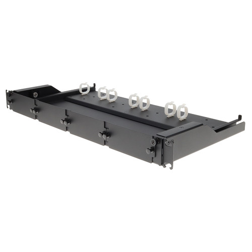 AddOn Hdm Series 1Ru Sliding Rail Rackmount Panel Modular Fiber Chassis Supporting Up To Four Hdm Cassettes Or Adapter Plates - ADD-HDM-1U-SL