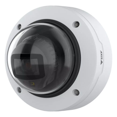 Axis High-performance 2 MP dome camera with AI analytics. Excellent image quality thanks to Forensic WDR, Lightfinder 2.0. Robust, vandal-secure IP54/IK10 polycarbonate indoor casing Varifocal 3.4-9.8 mm P-iris lens - 03501-001