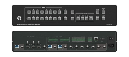 Kramer 8X8 SEAMLESS MATRIX ROUTER, 3X3 VIDEOWALL & MULTI-VIEWER - Powerful Multiviewer;Seamless Switching;HighPerformance Scaling Experience - MTX3-88-SE