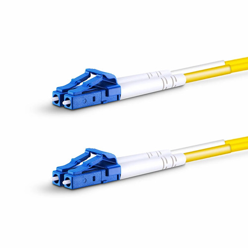 Enet LC to LC 9/125 OS2 1.6mm Duplex SMF Cable 11m Yellow - NCNR: Non-Cancelable and Non-Returnable - LC2-SM-1.6MM-11M-ENC