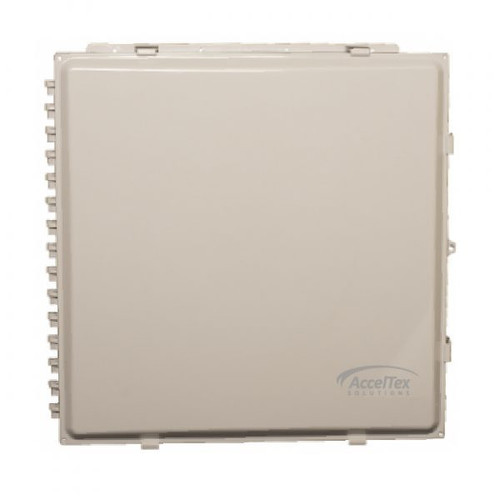 Acceltex 24X24X10 Polycarbonate Enclosure With Solid Door, Key Lock And No Holes, Provides Nema Rated Protection - ATS-00416