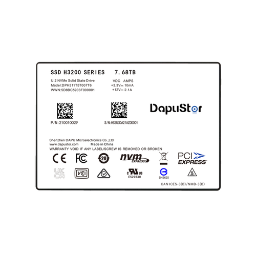 DapuStor DAPUSTOR HAISHEN3 PCIE GEN3 x4 NVME SSD