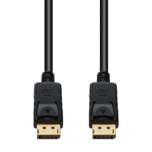 AddOn 6ft DisplayPort Male to Male Black Cable Max Resolution Up to 4K 60Hz (3840x2160) - ADD-DP12MM6FBK