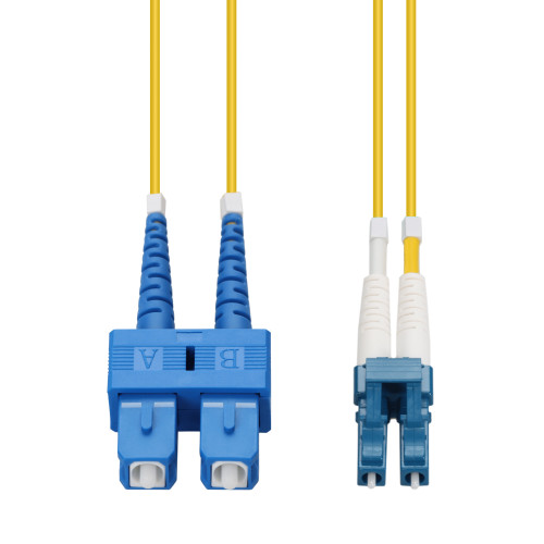 AddOn 10m SC to LC Yellow OS2 Duplex LSZH SMF Fiber Patch Cable - ADD-SC-LC-10M9SMFLZ
