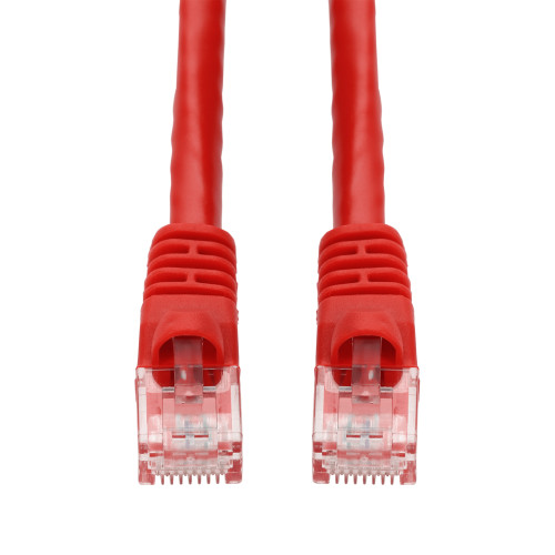 AddOn 70ft Red CAT 6 PVC Ethernet Cable Snagless Bubble Boot RJ-45 M/M - ADD-70FCAT6-RD
