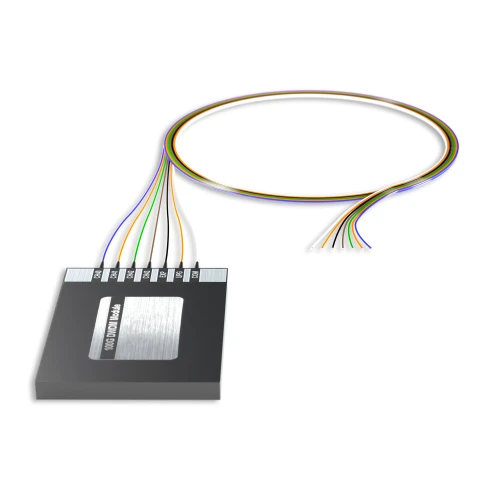 AddOn 4+2 Channel OSP DWDM Mux/Demux C40-C43 with Upgrade and Express Ports, 40in Single-Mode Pigtails, and no connectors - ADD-WDM-O0411-40-000-UE