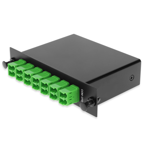 AddOn 8+3 Channel LGX DWDM Mux/Demux C56-C63 with OTDR, Test Tx/Rx, Upgrade, and Express Ports, LC/APC Connectors - ADD-WDM-L0811-56-ALC-UTOE