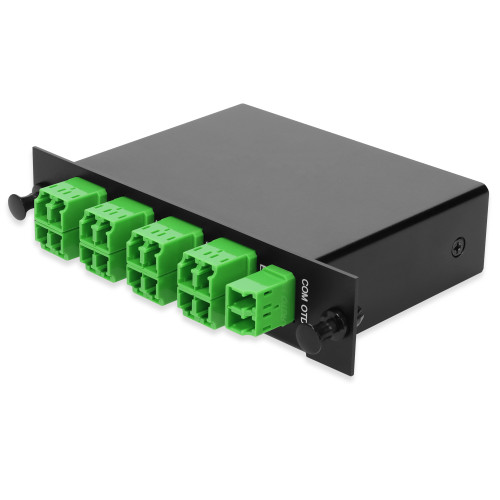 AddOn 12+3 Channel LGX DWDM Mux/Demux C16-C27 with OTDR, Test Tx/Rx, Upgrade, and Express Ports, LC/APC Connectors - ADD-WDM-L1211-16-ALC-UTOE