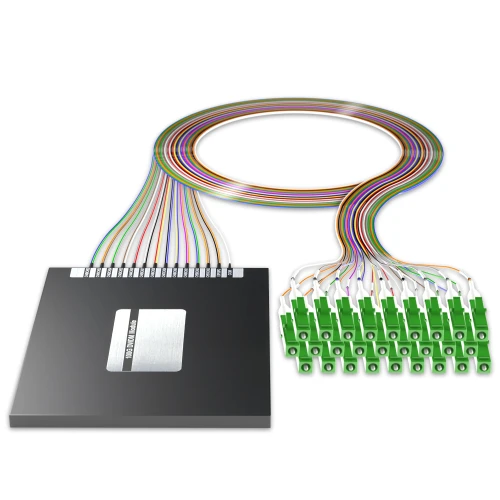 AddOn 24+2 Channel OSP DWDM Mux/Demux C40-C63 with Upgrade and Express Ports, LC/APC Connectors on 40in Single-Mode Pigtails - ADD-WDM-O2411-40-ALC-UE