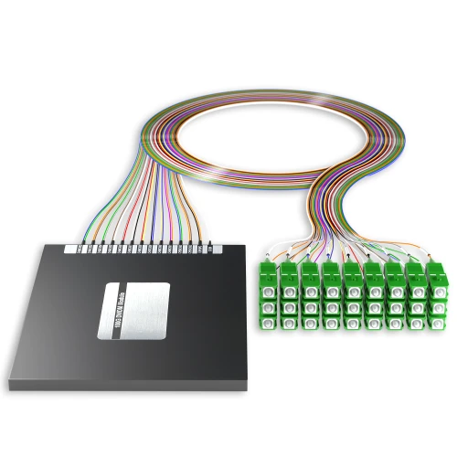 AddOn 24+2 Channel OSP DWDM Mux/Demux C40-C63 with Upgrade and Express Ports, SC/APC Connectors on 40in Single-Mode Pigtails - ADD-WDM-O2411-40-ASC-UE