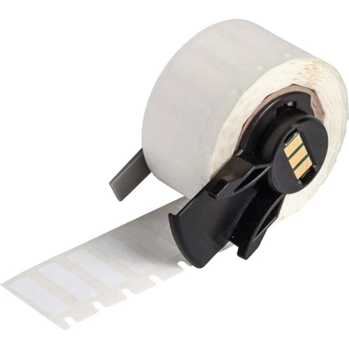 Brady Harsh Environment Multi-Purpose Polyester Labels for 3IN Core Printers - 0.25IN x 0.75IN White - Glossy white finish with permanent acrylic is thermal transfer printable - THT-1-423-10