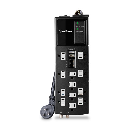CyberPower HT1206TCU Surge Protector