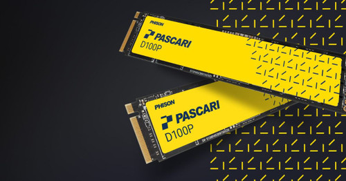 Phison Pascari D180AK01480GP01512G00 D100P EDSFF E1.S 480GB PCI-Express 4.0 SSD Enterprise - D180AK01480GP01512G00