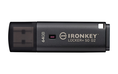 KINGSTON 64GB IronKey Locker Plus 50 G2, FIPS 197, AES-256