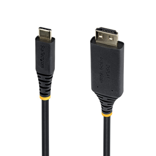 StarTech 10ft USB-C to HDMI Adapter Cable, Gripping HDMI Connector, 4K 60Hz, Thunderbolt Compatible, HDR, Uni-Directional Cord for MacBook, Dell, HP, Lenovo