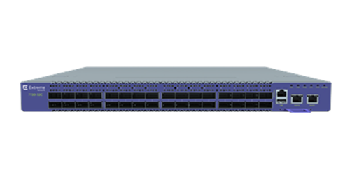 Extreme 7720-32C Switch - 32 x 40/100GbE QSFP28, DC power supplies - 7720-32C-DC-F