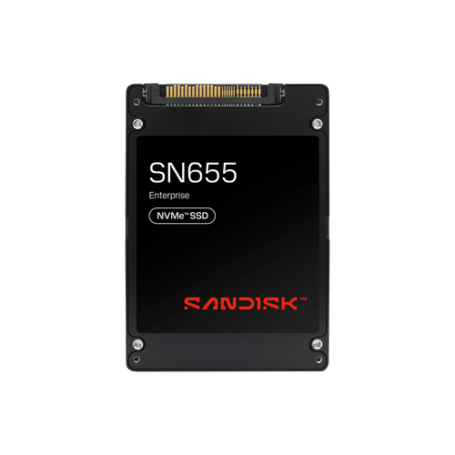Sandisk (Western Digital) Ultrastar DC SN655 15.36TB U.3 2.5in 15mm PCIe 4.0 x4 NVMe enterprise SSD - ISE, 1 DWPD - WUS5EA1A1ESP7E3