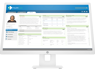 HP Healthcare Edition HC271 Clinical Review Monitor with Integrated Privacy Filter - 3ME71A8#ABA