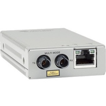 Allied Telesis TAA (Federal) 10/100TX to 100FX/ST MM Media & Rate Converter, Multi-region PSU - AT-MMC200/ST-960