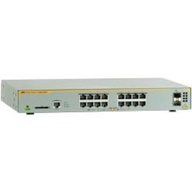 Allied Telesis L2+ managed switch, 16 x 10/100/1000Mbps, 2 x SFP uplink slots, 1 Fixed AC Power Supply US Power cord Rack mount kit (AT-RKMT-J13) is NOT included in the unit. Need to order separately. - AT-X230-18GT-10