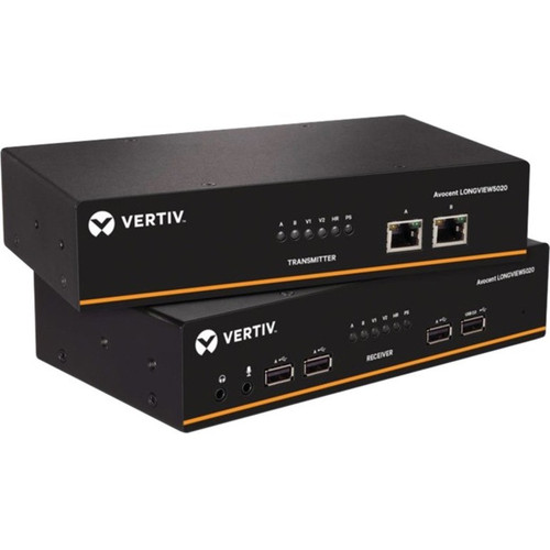 Vertiv Longview Dual Dp,USB,Audio,Catx 150M - LV5020P-001