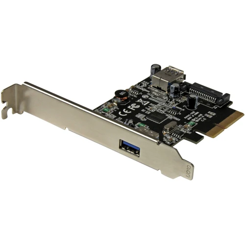StarTech 2-Port USB 3.1 (10Gbps) Card - USB-A, 1X External, 1X Internal - PCIe - PEXUSB311EI