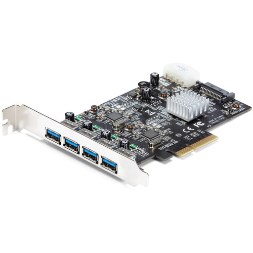 StarTech 4-Port USB 3.1 (10Gbps) Card - 4X USB-A with Two Dedicated Channels - PCIe - PEXUSB314A2V