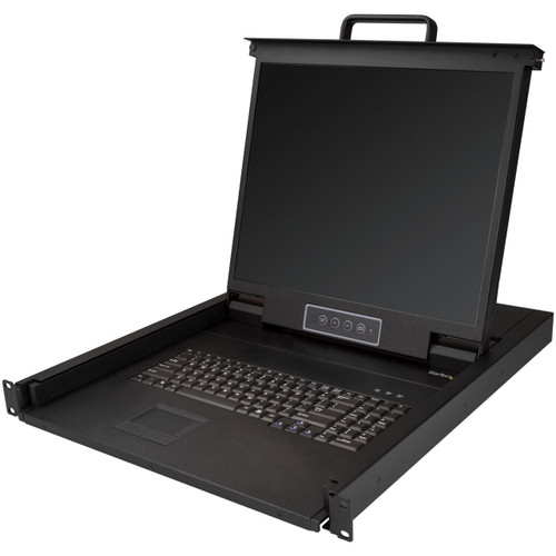 StarTech 1U Single-Port KVM Console for Server Rack - 19 In. - RKCONS1901