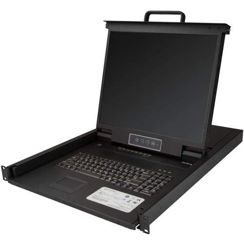 StarTech 8-Port Rackmount KVM Console for Server Rack - 19 In. - 1U - RKCONS1908K