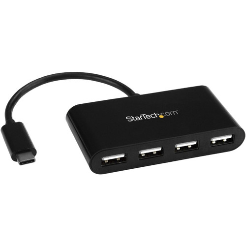 StarTech 4-Port USB-C Hub - Mini Hub - USB-C to 4X USB-A - USB 2.0 - ST4200MINIC