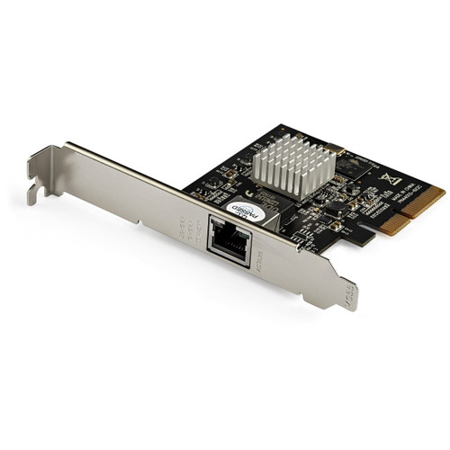 StarTech 5G PCIe Network Adapter Card - Nbase-T & 5Gbase-T 2.5Base-T PCI Express Network Interface Adapter - 5Gbe/2.5Gbe/1Gbe Multi Gigabit Ethernet Workstation NIC - 4 Speed LAN Card - ST5GPEXNB