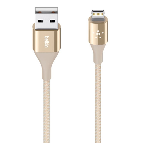Belkin MIXIT DuraTek Lightning to USB Cable, 4ft - F8J207BT04-GLD