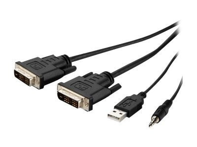 Belkin DVI-D to HDMI High Retention KVM Combo Cable, 10 - F1DN1CCBL-DH-10