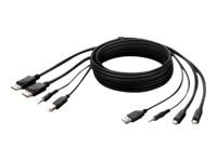 Belkin MiniDP to DP KVM Combo Cable, 6 - F1DN1CCBL-MP-6