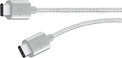 Belkin CABLE,PREMIUM,USB-C/USB-A MIX METALIC,4 ,WHITE - F2CU060BT04-WHT