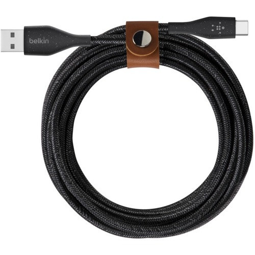 Belkin DuraTek Plus USB-C to USB-A Cable with Strap,4ft,white - F2CU069BT04-WHT