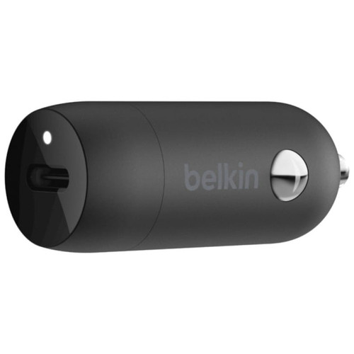 Belkin SINGLE USB-C CAR CHARGER 20W, BLK - PC0006BTC1