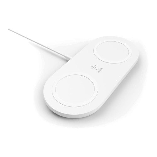 Belkin DUAL PAD,15W,PSU,WHITE - PW0010TTC2