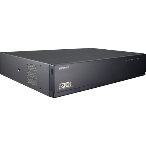 Samsung 4K NVR, 30Tb Raw, That Supports: Up To 32 Channels, H.265/H.264/Mjpeg, Arb (Automatic Recovery Backup) & Failover (N+1), 8 Fixed Internal SATA Hdds - XRN-2010A-30TB