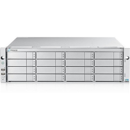 Promise Vess R3600Xid 4-Port 1G + 2-Port 10G Sfp+ ISCSI/Nas, DDR 16Gbx2 Dual Controllers. 4TBX16 - R3600XIDQQS4