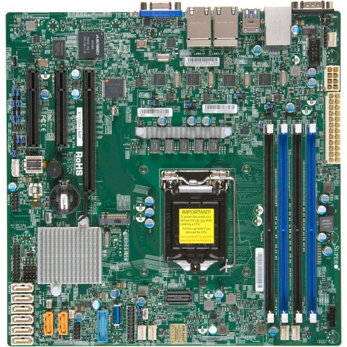 Supermicro Mother Board-Intel, Mbd-X11Ssh-Ln4F-Single, Single - MBD-X11SSH-LN4F-O