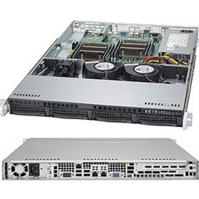 Supermicro Super Server-Intel, (Eol)X10Drd-L, 813T-441Cb, Black - SYS-6018R-TD