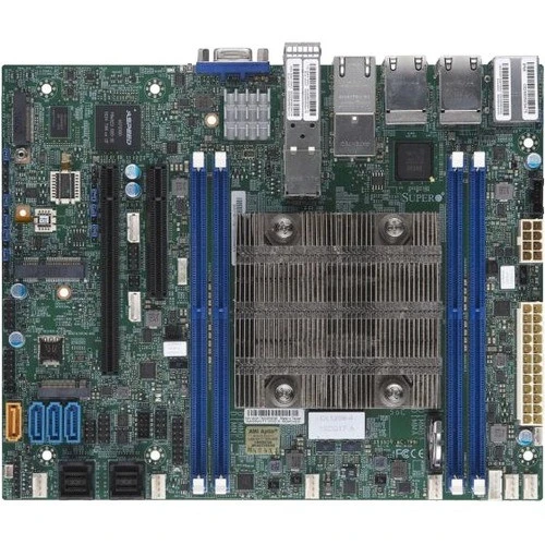 Supermicro Mother Board-Intel, X11Sdv-8C-Tp8F, Embedded Flex Atx Mbd, Xeon-D 8Core, 12V Dc, Single - MBD-X11SDV-8C-TP8F-O