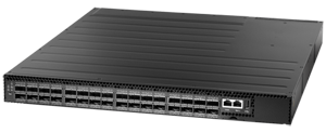 Edgecore 32-Port 40GbE QSFP+ switch, Onie Software installer, Trident II+ with Intel CPU,one 12V DC PSUs, port-to-power airflow, dual 6-Port 40G module, Std 3 Yr RTF - 6812-32X-O-12V-F