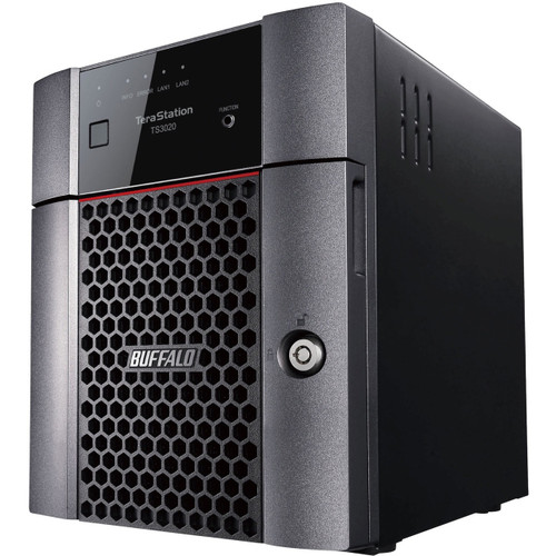 Buffalo 2X8TB SATA NAS Hard Drives Included 4-Bay Desktop NAS Partially Populated W/ 2 Open Drive Bays 2.5Gbe RAID iSCSI - TS3420DN1602