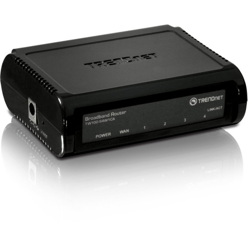 Trendnet 10100Mbps Dslcable Broadband Router With 4-Port Switch - TW100-S4W1CA