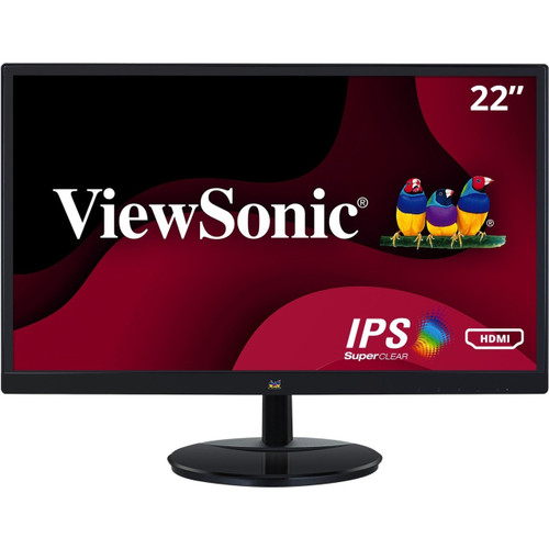 ViewSonic 22 (21.5 viewable) Full HD SuperClear IPS LED Monitor with HDMI connectivity - VA2259-SMH