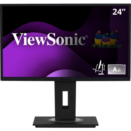 ViewSonic 24inch IPS Monitor with Built-In Privacy Filter and Advanced Ergonomics,1920x1080 resolution. - VG2448-PF