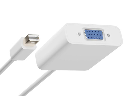 Unirise This Mini DisplayPort Male to VGA(SVGA, HD15) Female adapter allows you to connect device with a Mini DisplayPort output (Desktop/Laptop) to a device with a VGA (HD15) input (Monitor/Projector) Additional SVGA cable is required - MDPSVGA-06I
